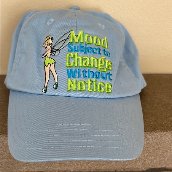 Disney Accessories - Baseball hat Disney Parks light Blue Cap with Tinkerbell Embroidery